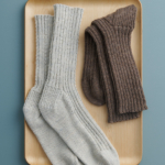 Toe-Up Socks knitting pattern in Purl Soho's Stormy Superwash Sock yarn