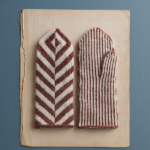 free Herringbone Mittens knitting pattern by Ainur Berkimbay, in Purl Soho's Knitting Yarn Fine