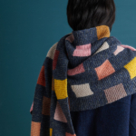 free Lantern Light Wrap knitting pattern in Purl Soho's Linen Quill and Linen Quill Minis