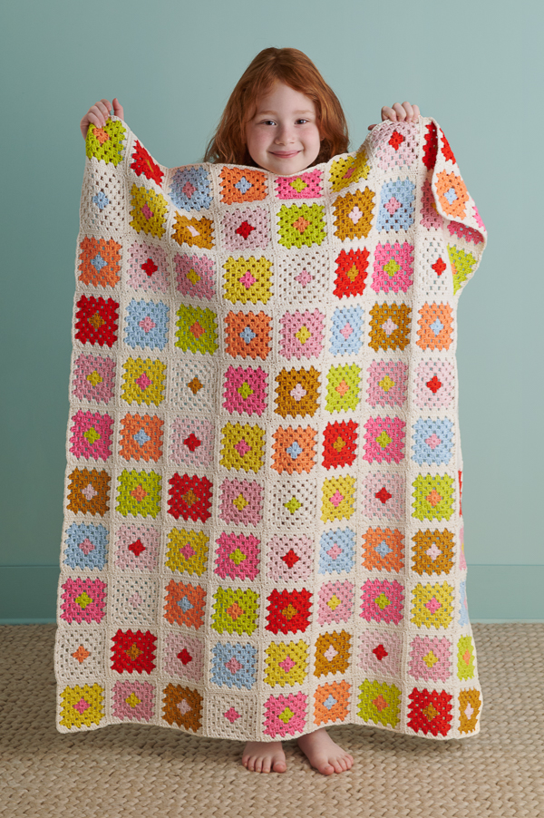 Sunny Day Granny Square Blanket | Purl Soho