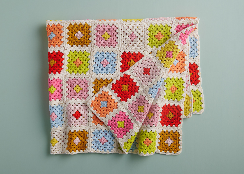 Sunny Day Granny Square Blanket | Purl Soho