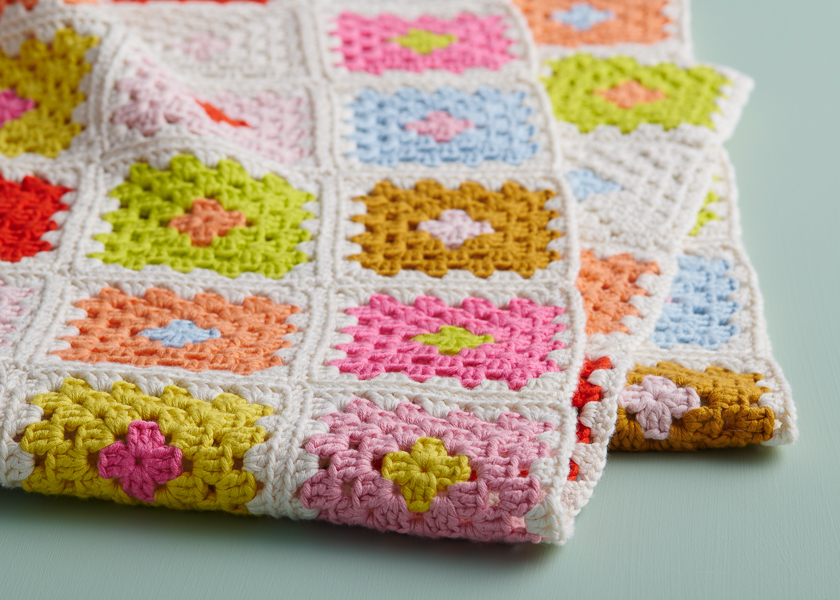 Sunny Day Granny Square Blanket | Purl Soho
