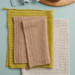 free Fresh Bread Dishtowel knitting pattern in Purl Soho's Oleander yarn
