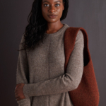 free Felted Cocoon Bag knitting pattern in Purl Soho's Till yarn