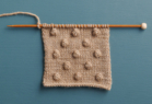 free No-Turn Bobble knitting tutorial